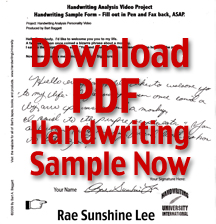 Download sunshines full resolution handwriting sample
