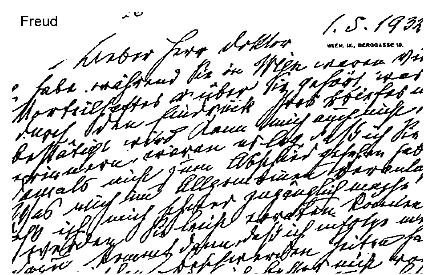 [Sigmund Freud Handwriting Sample]